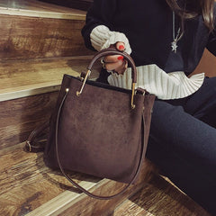 Kavaya Suede Shoulder Bag
