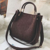 Kavaya Suede Shoulder Bag