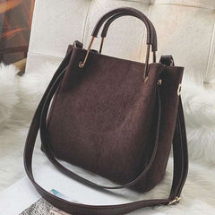 Kavaya Suede Shoulder Bag