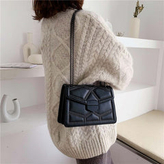 Floria Rivet Chain Crossbody Bag