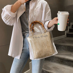 Orbeetle Chain Straw Clear Bag