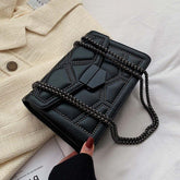 Floria Rivet Chain Crossbody Bag