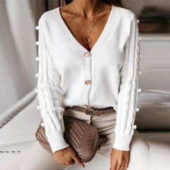 Martirio V-Neck Knitted Cardigan