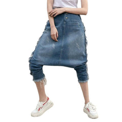 Women's harem denim pants