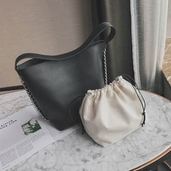 Fauro Chain Bucket Shoulder Bag