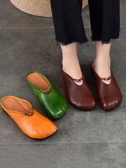 Vintage Leather Soft Sandals