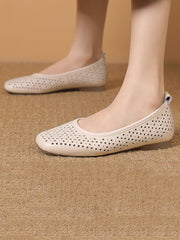 Heel Out Low Casual Shoes Hollow