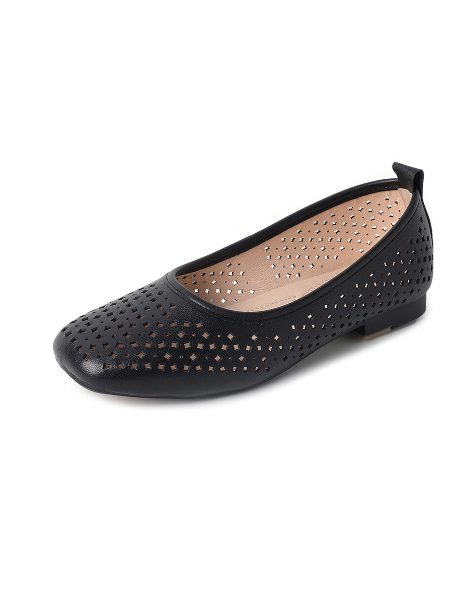Heel Out Low Casual Shoes Hollow
