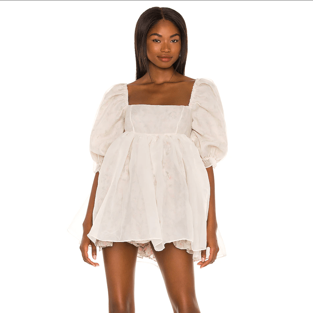 Keeping It Angelic Puffy Princess Mini Dress