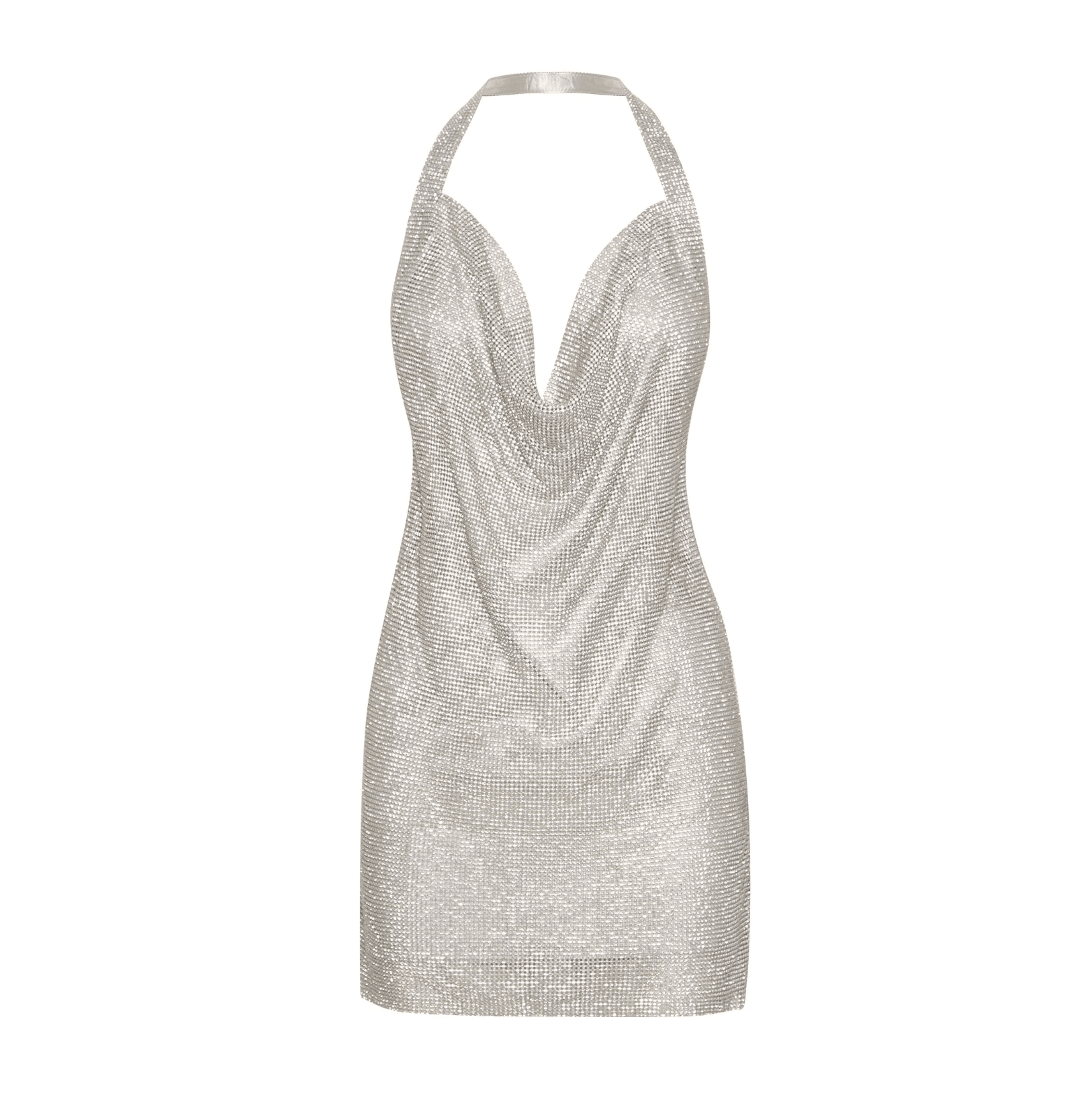 Girl Rules Diamond Mesh Mini Dress