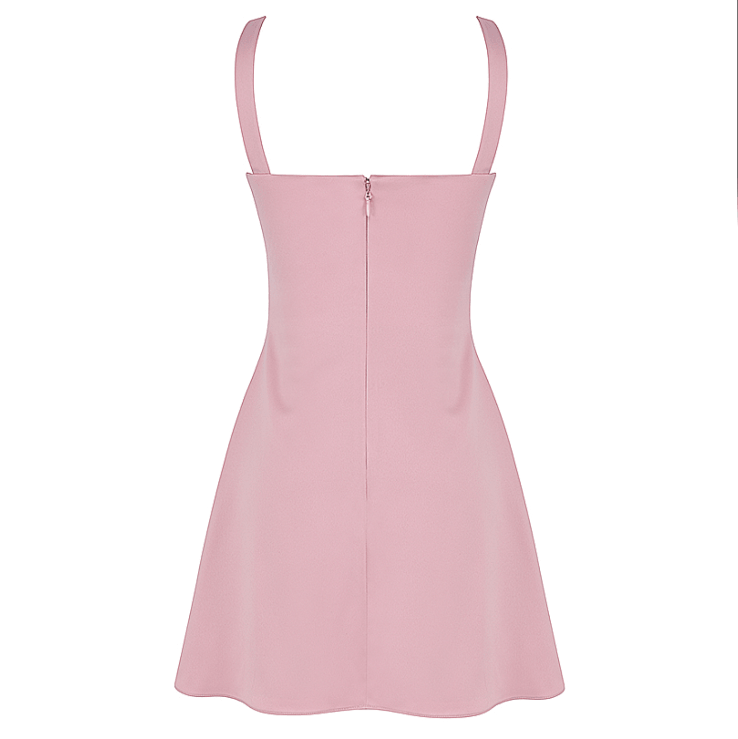 Balancierendes Satin-Minikleid