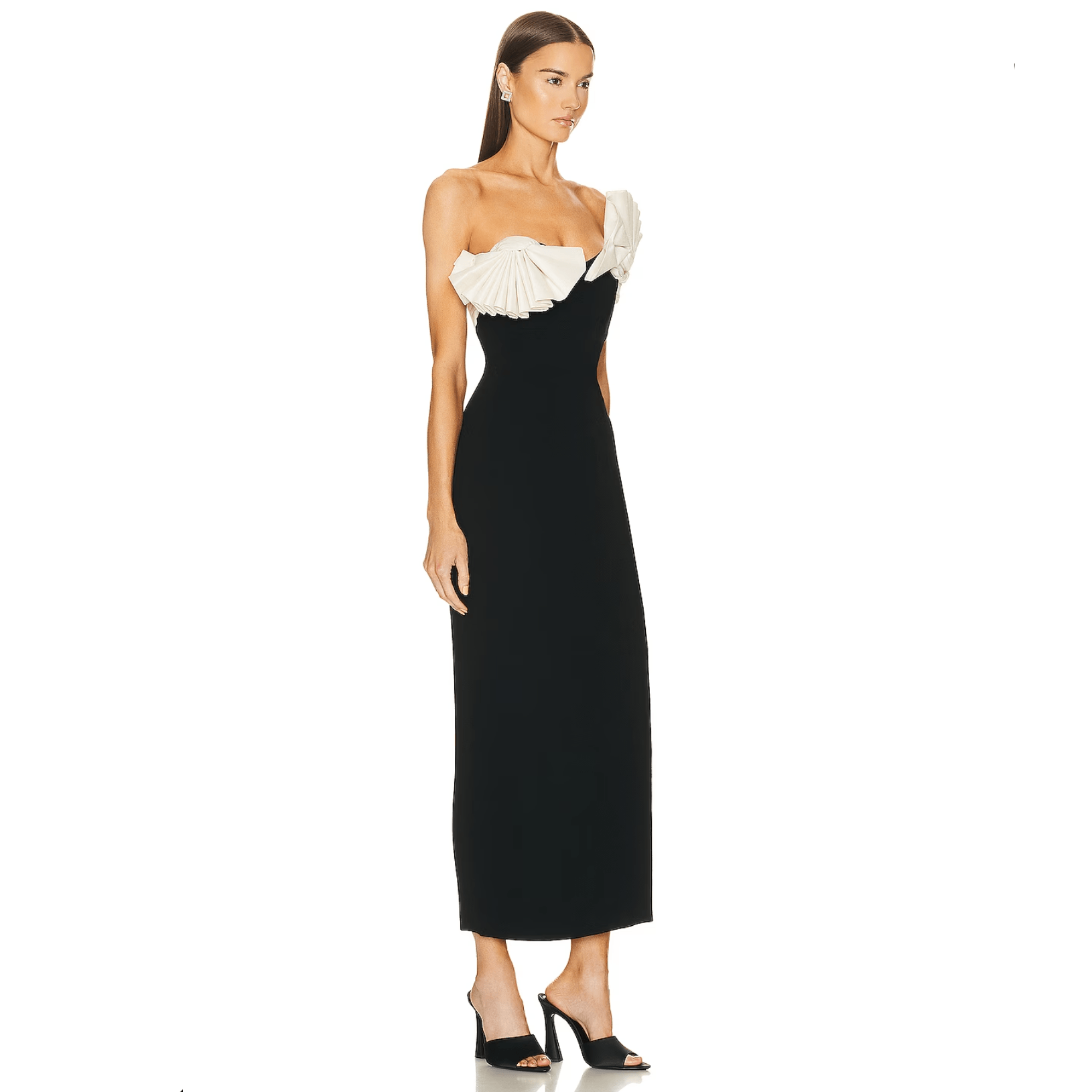 Elly Midikleid mit Rüschen