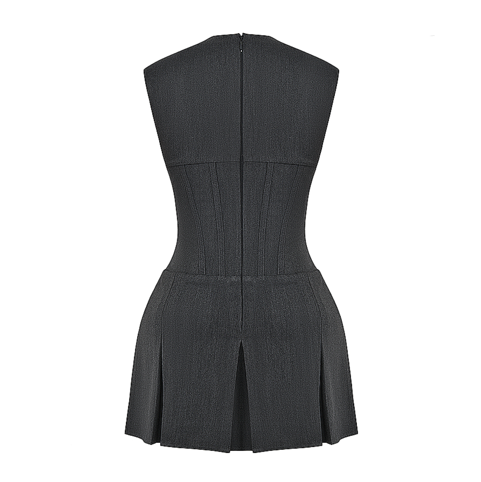 Eternal Infatuation Pleated Corset Mini Dress