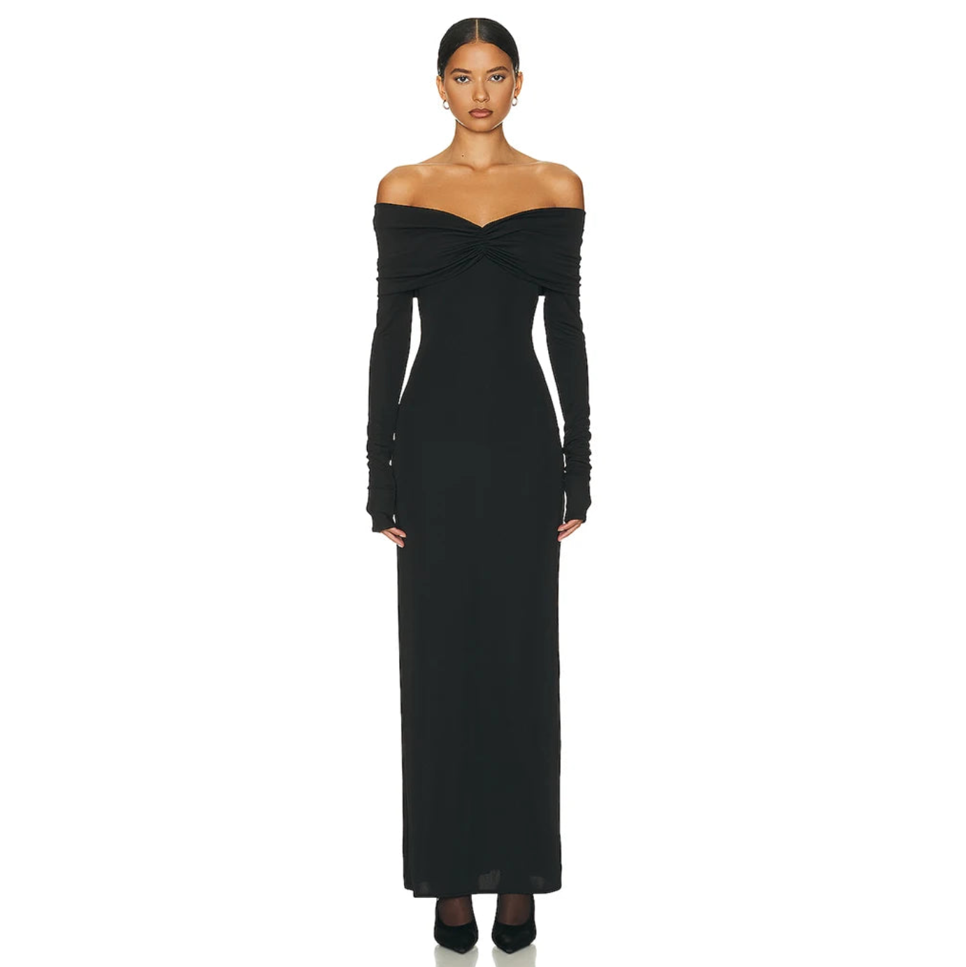 Premier Access Off Shoulder Maxi Dress