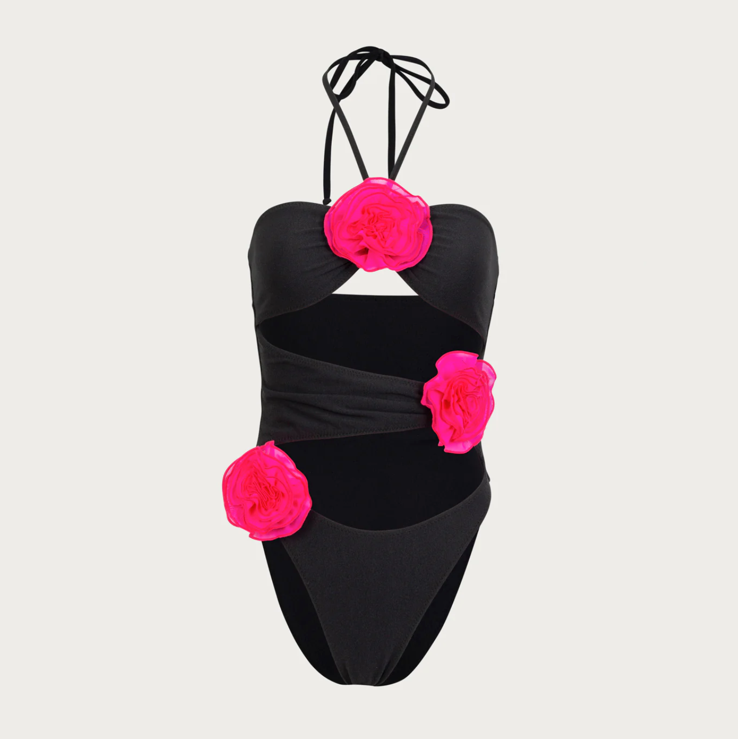 Enchanted Lagoon Rose Cutout One Piece