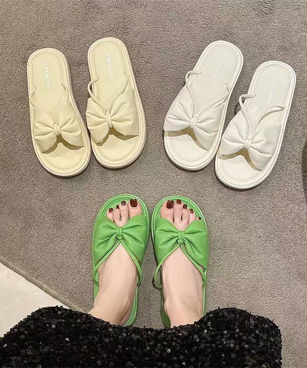 Green Versatile Leisure Edition Slippers Shoes