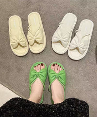 Green Versatile Leisure Edition Slippers Shoes