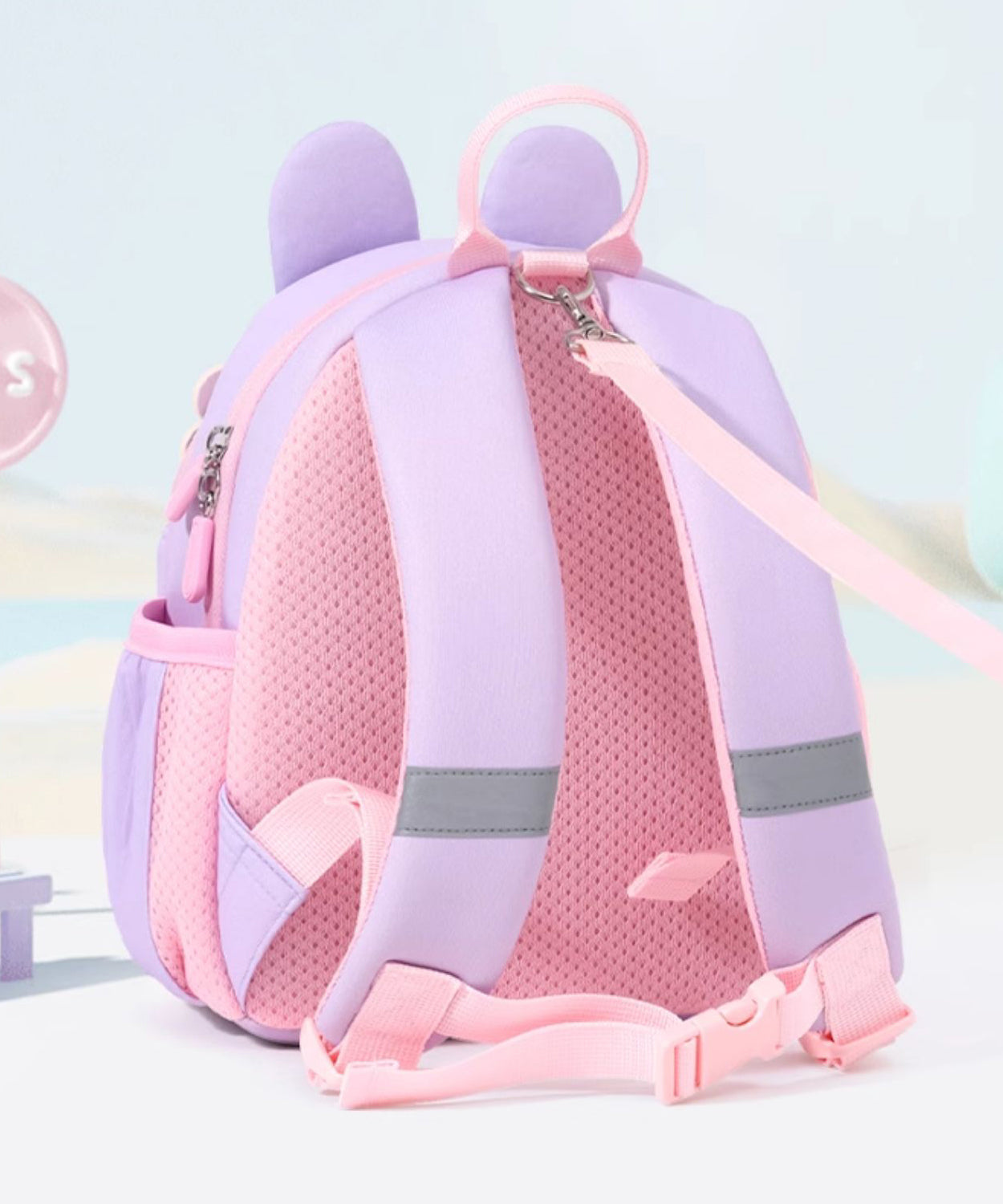 Pink Kids Girls Floral Princess Backpack Bag