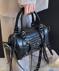 Beige Bag Tote Original Leather Design Faux Crossbody