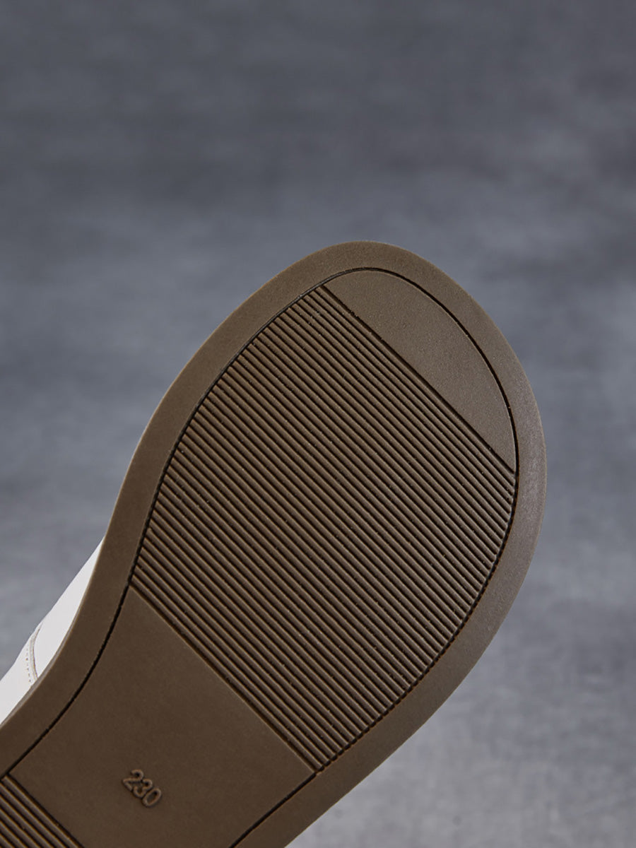 Soft Toe Leather Sandals Open