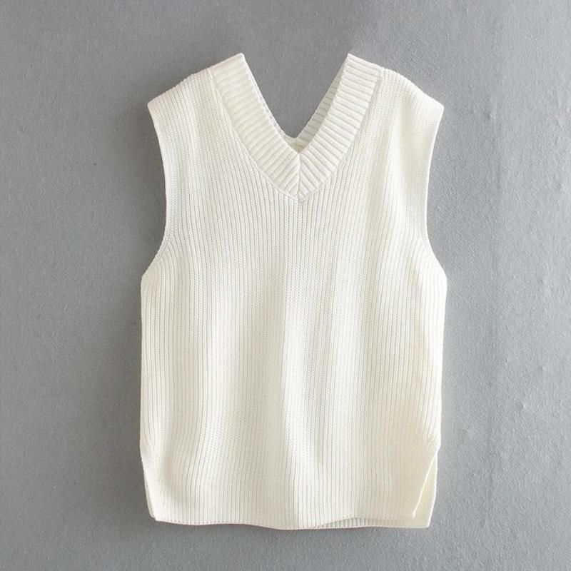 Wandering Knit Oversized Vest
