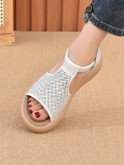 Sandals Casual Leather Platfrom