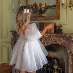 Vestido mini princesa hinchado con un toque angelical