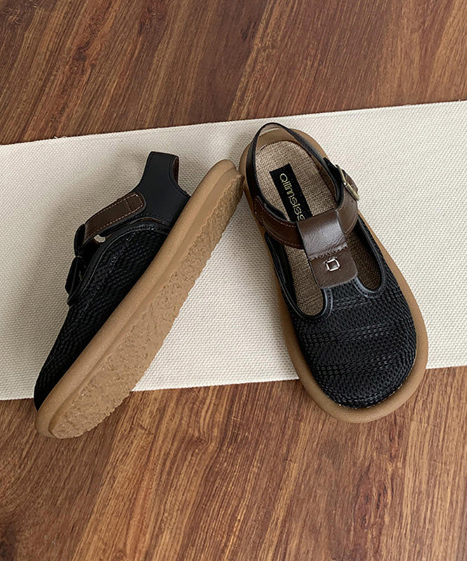 Beige Breathable Mesh Casual Splicing Hiking Sandals