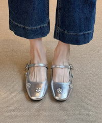 Splicing Slide Black Faux Sandals Zircon Wedge Boutique Leather