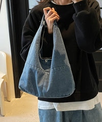 Shoulder Casual Capacity Denim Large Bag Versatile