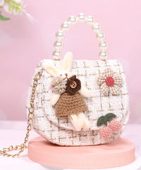 Chic Pink Cartoon Decorated Kids Girls Messenger Bag