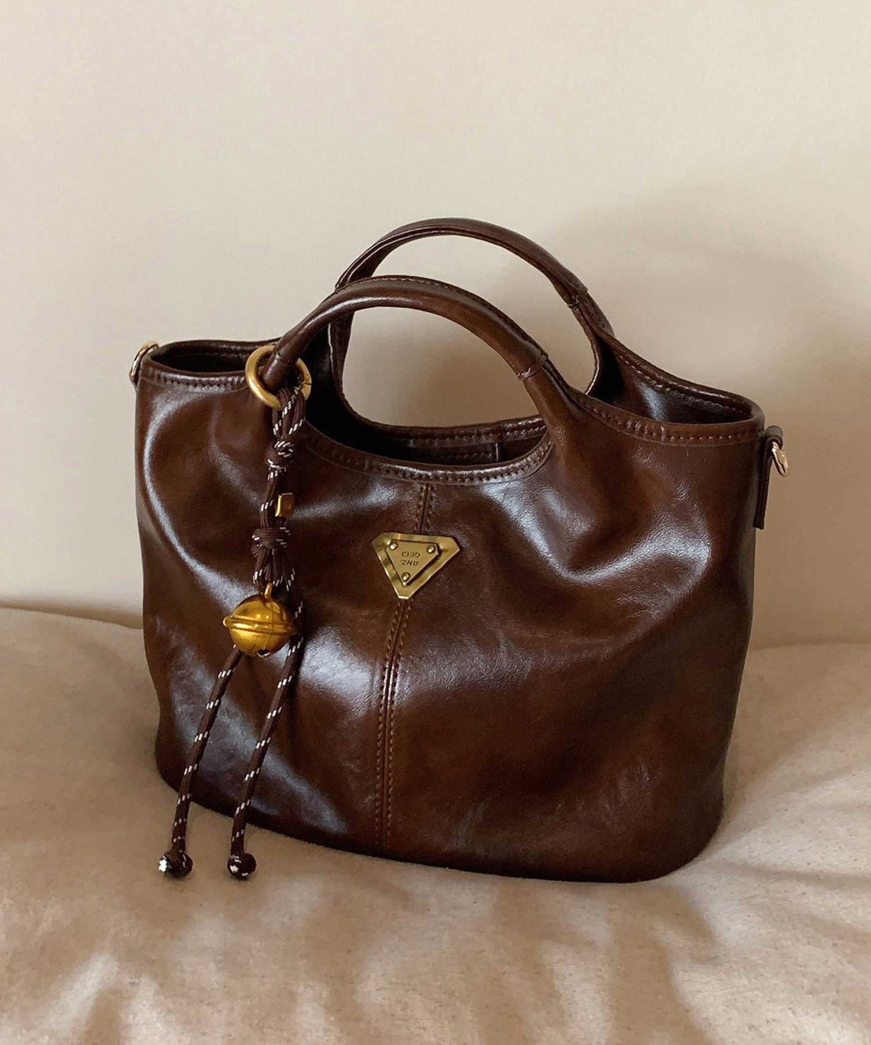 Faux Durable Tote Solid Colorblock Handbag Leather Classy