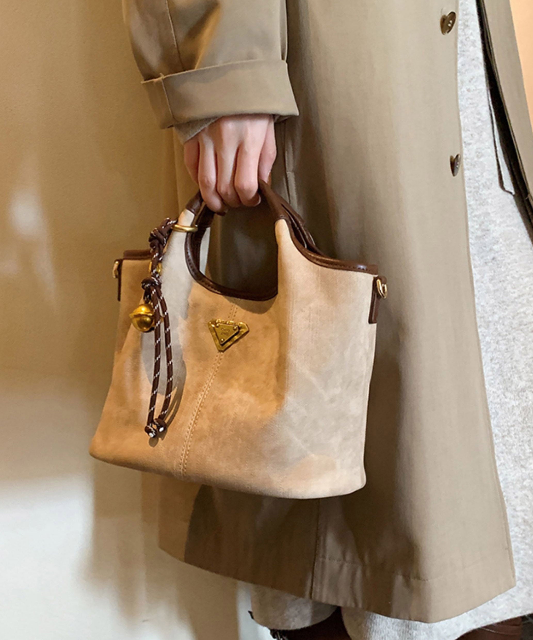 Faux Durable Tote Solid Colorblock Handbag Leather Classy