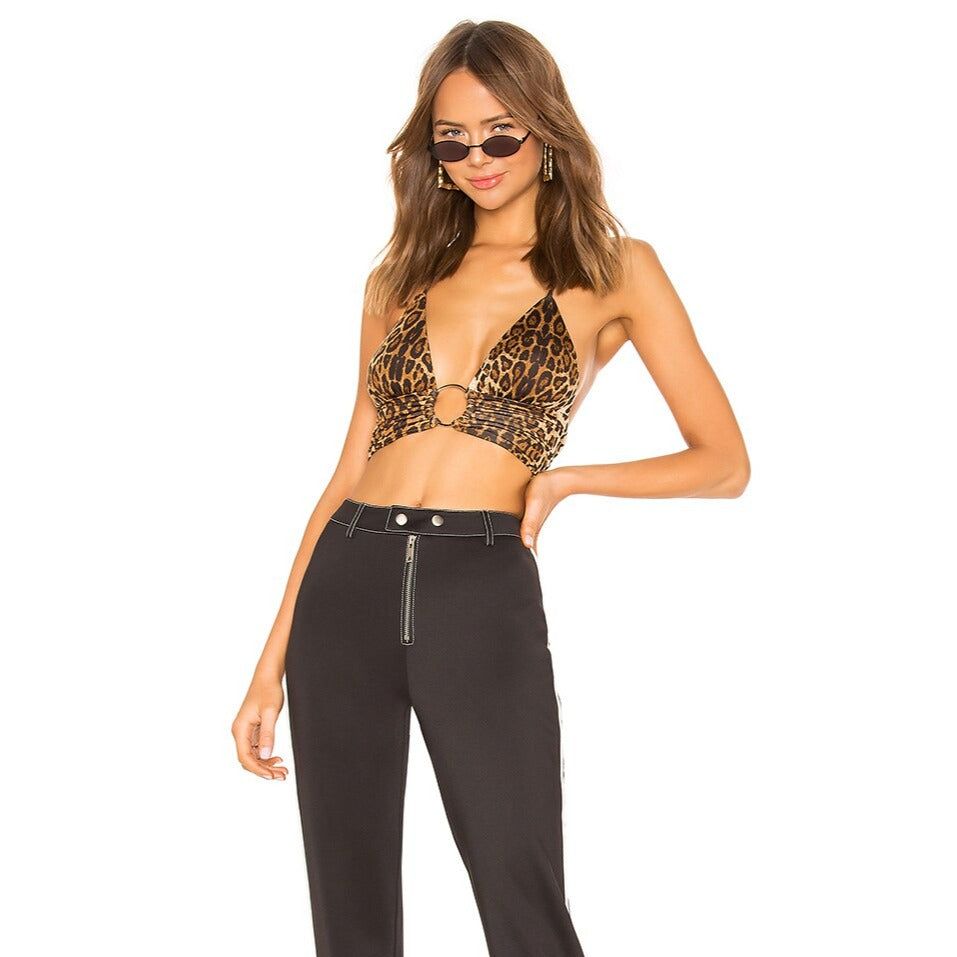 Loving Emma Ring Halter Crop Top