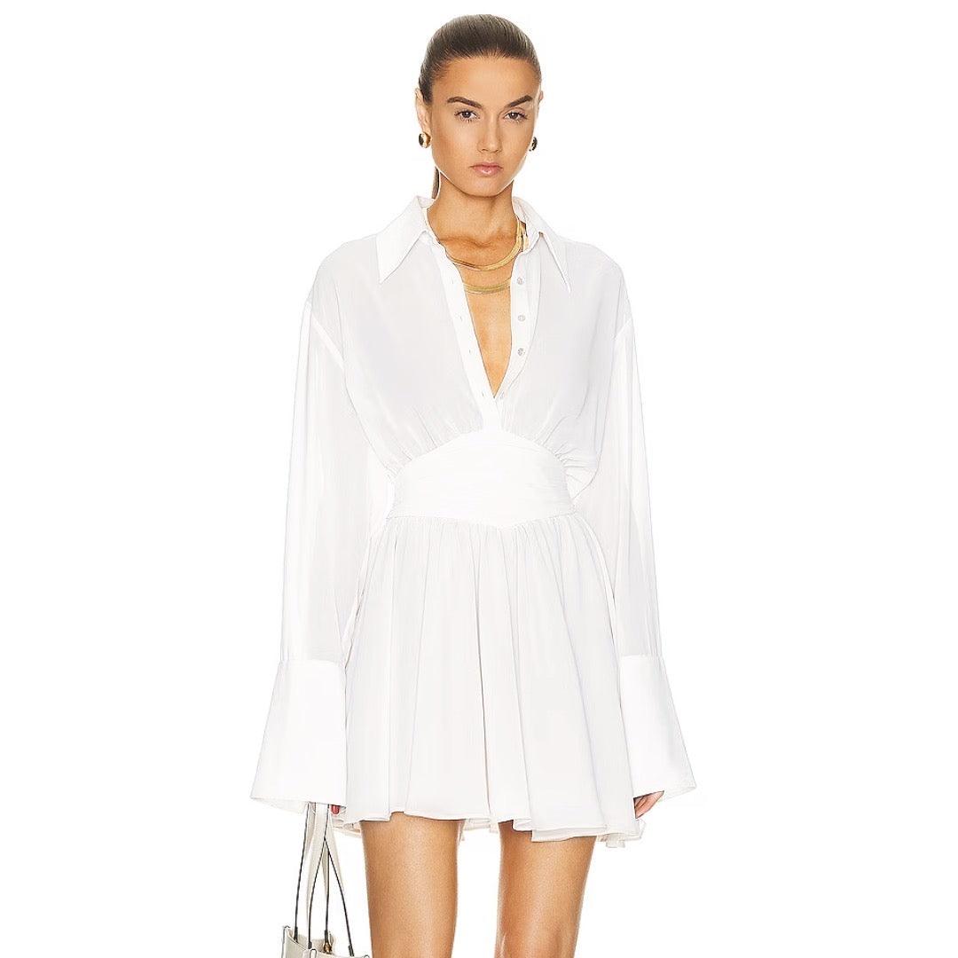 Girls Trip Sheer Shirt Mini Dress