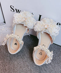 Bead Girls Silver Kids Buckle Zircon Nail Princess Strap Sandals