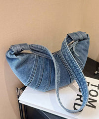 Japanese Blue Bag Versatile Light Denim Hobo New