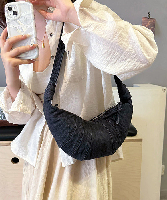 Japanese Blue Bag Versatile Light Denim Hobo New