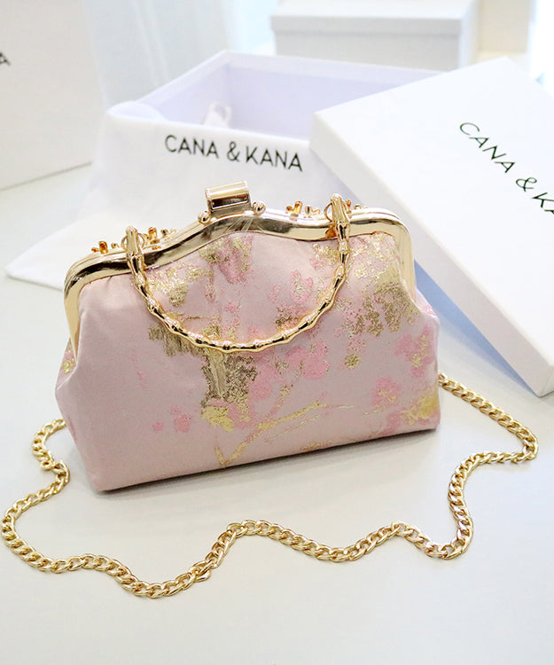 Handbag Beige Embroidered Retro Cotton Tote Zircon