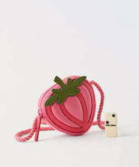Stylish Patchwork Strawberry Crossbody Bag