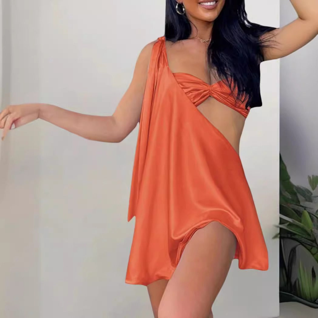 Off-Shoulder Party Evening Gown Dress