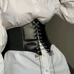 Free Soul Leather Chain Corset