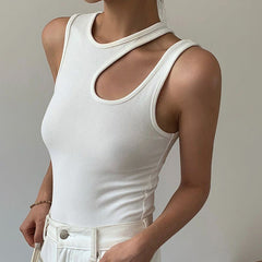 Living Uptown Asymmetric Cut Out Top