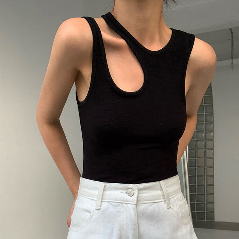 Living Uptown Asymmetric Cut Out Top