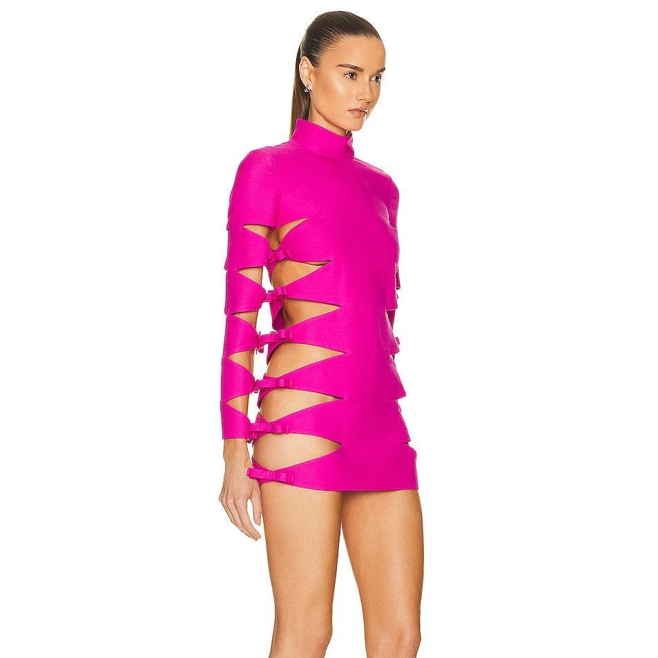 Glam Feeling – Bandage-Minikleid mit Cutout