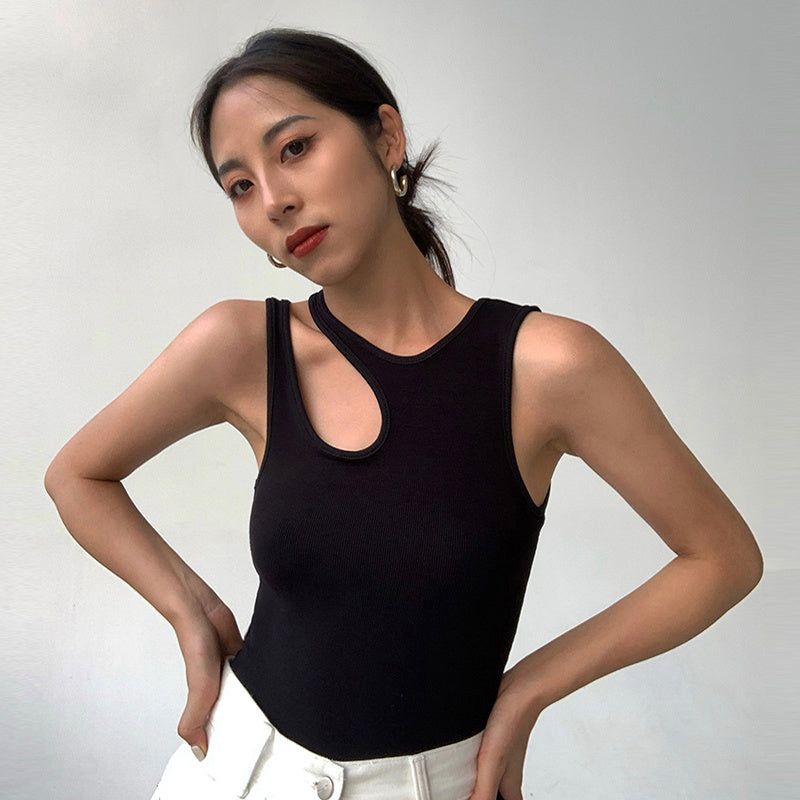 Living Uptown Asymmetric Cut Out Top