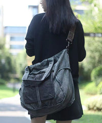 Large Capacity Travel Canvas Crossbody Bag