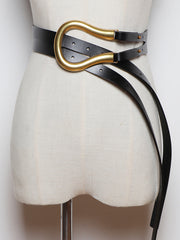 U Leather Belt
