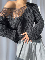 INNEA Knit Sweater in Black