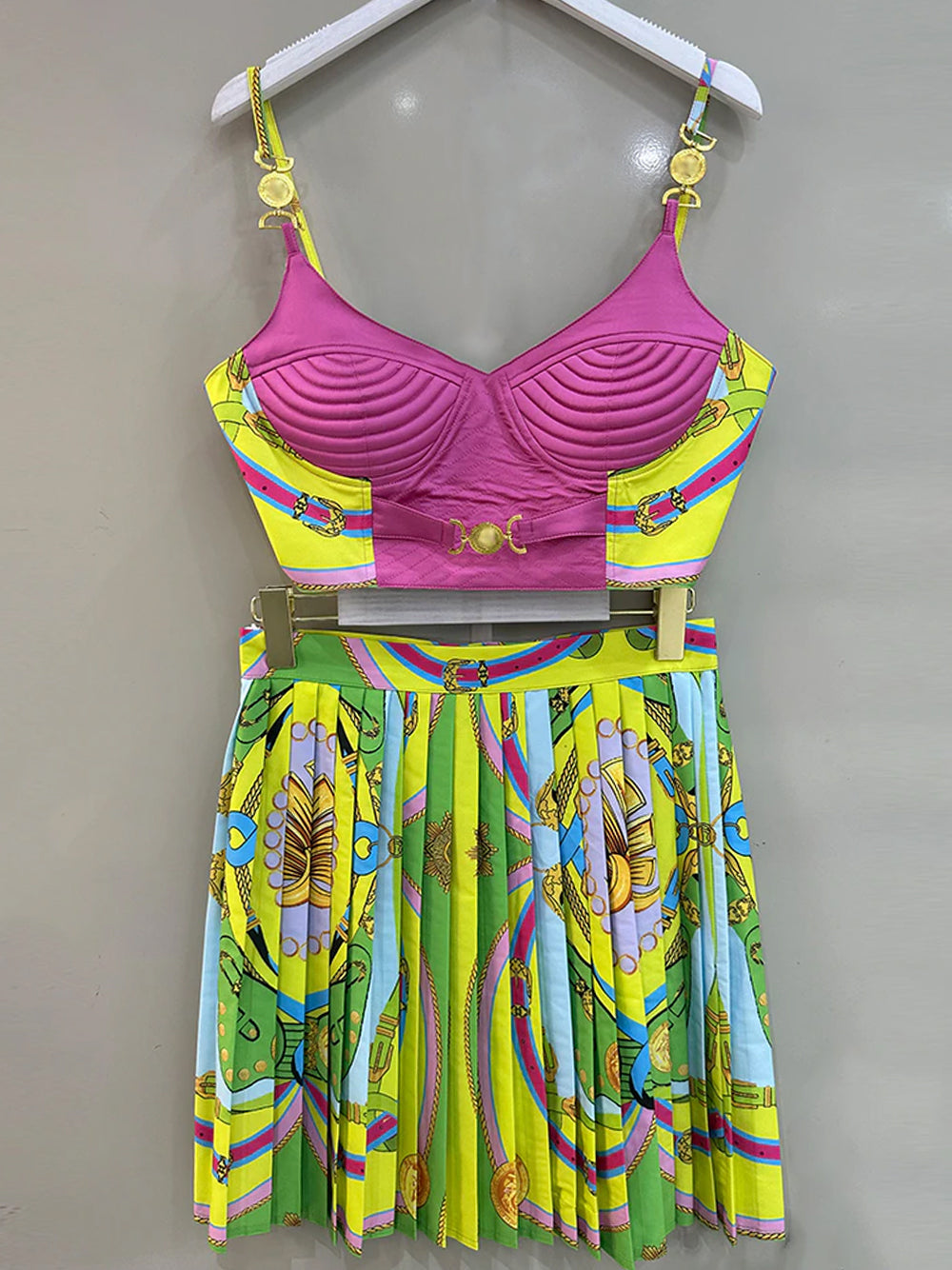 Conjunto de top y falda SEELA